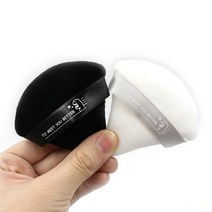 5pcs 삼각형 벨벳 파우더 퍼프 피자 밀가루 미니 화장품 빨 경량 페이스 메이크업 스폰지, white