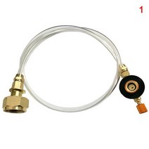 플랫버너 Outdoor Camping Gas Stove Propane Refill Adapter Burner LPG Flat Cylinder Tank Coupler Contain, [01] 1