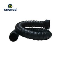 인두기팁 KNOKOO 1.2M 길이 대나무 흡연 덕트 FES150 연기 추출기용 50MM 직경 파이프 용접 흡수 장치, 01 Black