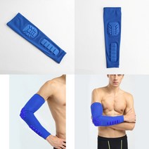 마트498 벌집쿠션 팔꿈치보호대 1P (블루) (M) 테니스엘보우 팔근육통증 헬스 팔굽치 암슬리브 팔꿈치아대 골프 배