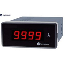 9999 표시레인지 DC 5A까지 측정 지시형 디지털 판넬메타 직류전류계 CDA-132A, DC12V~24V, 100mV