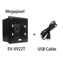택배스캐너 바코드 무선 블루투스 고속 핸드 핑거 리더기 EVAWGIB EVX620 레이저 1D 고정 바코드 스캐너 모듈 EVX821T CMOS 2D 스캐닝 미니 사이즈, 13.EVX922T USB