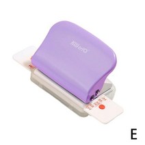 6홀 펀치 노트북 원형 구멍 표준 기계 4 5 스크랩 예약 바인딩 링용 플래너 종이 펀처, 01 E