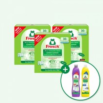 프로쉬 독일 올인원 식기세척기세제 그린레몬 3개 + 인덕션다목적 클리너(랜덤증정), 단품