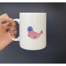 [에듀팜] 온도에 따라 색이 변하는 머그컵 이색체험 DIY 키트, 상세페이지 참조, 붓+케이스