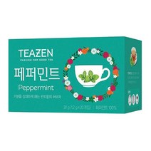 티젠 허브차 페퍼민트 20T 차 율무차 녹차 허브차 오설록 보리차 커피 보이차 담터, 1, 본상품선택