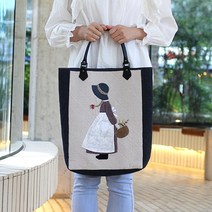 [바이핸즈] diy키트 만들기 취미 퀼트 패키지 가방 - 보넷 빅 토트백, 1개