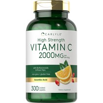 칼라일 미국산 비타민 C 씨 메가도스 2000mg 300 캡슐, 300 캡슐 (1팩)