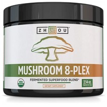 해외 Zhou Nutrition 버섯 추출 차가 마이타케 영지, 1개