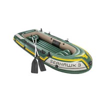 고무보트 래프팅 카약 낚시배 레저 물놀이 에어보트, 2인용 보트+구명조끼 2개