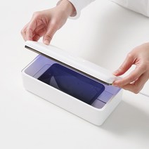 바디랩스 UVC LED 스마트폰 자외선 살균기, 화이트