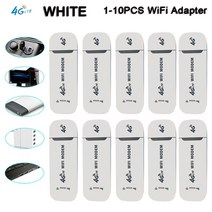 무선 라우터 허브 네트워크 전산 장비 1-10PCS 4G LTE 무선 라우터 USB 동글 150Mbps 모뎀 스틱 네트워크 W, CHINA_3PCS | white