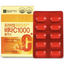 종근당 건강 비타민C 1000 프리미엄 비타씨 1000 100정, 3개, 100정(3개월분)