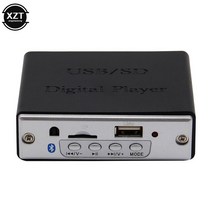가성비 XZT 차량용 블루투스 MP3 WMA 디코더 보드 오디오 모듈 USB TF 라디오 무선 FM 수신기 플레이어 2x3, 01 silver