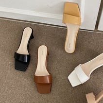 더끌레르 / 데일리 4cm 슬리퍼 여름샌들(5color)