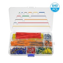 stm32 미리 형성된 브레드 보드 점퍼 와이어 키트 140 개 560 840 14 길이 프로토 타이핑 회로 모듬, [03] 840pcs