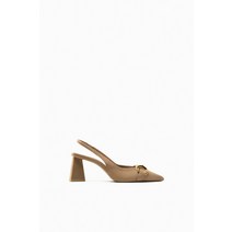 독일 자라 ZARA 블록 힐 슬링백 슈즈 102715