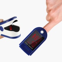 혈중 산소 포화도 측정기 재는 기계 oximeter 분석기 용존산소 공기 감지기 DO 측정계 테스터기 함량 센서, 디지털맥박측정기-블루