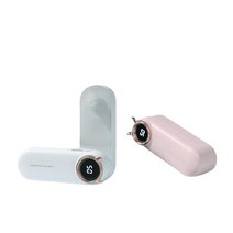 손목선풍기 쿨링 휴대용미니선풍기 휴대 소형팬 경량 음소거팬 O07, 화이트 4800mAh, 단일사이즈