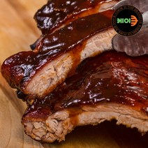 [케이쿡] 바베큐폭립 400g × 2팩 + 매콤폭립 400g × 2팩, 단품