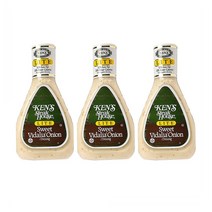 켄스 스테이크 하우스 라이트 스위트 비데일리아 어니언 드레싱 473ml 3팩 Kens Steak House Lite Sweet Vidalia Onion Dressing