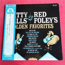 마카롱 LP판 희귀앨범 레코드판 f5608 kitty wells and red foley s Golden