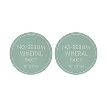 이니스프리 노세범 미네랄 팩트 파우더 8.5g, 2개