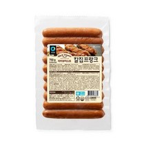 청정원 캠핑음식 리치부어스트 칼집 프랑크 소세지 아이들간식 야채볶음 어린이반찬 750g 간단한요리 간편식, 50개