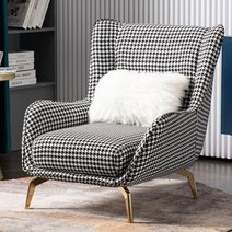 북유럽 윙체어 미니 원룸 디자인 암체어 소파 거실 인테리어