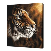 [S][셀프페인팅]4050 수호신 맹호도 20색 동물화 일러스트