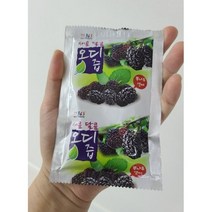 국내산 오디 100% 저온착즙 오디즙 원액 100mL 50포 효능