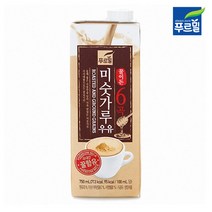 푸르밀 미숫가루우유 750ml x 2팩 꿀이든 6곡우유
