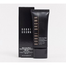 바비브라운 스킨 롱웨어 플루이드 파우더 파운데이션 SPF 20++ 40ml, 웜 아이보리, 1개