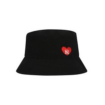 엠엘비 [정상가 49000원] MLB 공용 하트 오버핏 버킷햇 32CPH9111-50L, 32CPH9111-50L/57