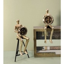 모던탁상시계 인테리어시계 더맨, 빠스툴더맨