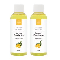 더허브샵 디퓨져 리필 오일 2p 세트, 레몬유칼립투스, 100ml