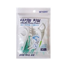 스카이덴트 다기능치실 30p/y자형 치실 치간칫솔, 30p, 1개
