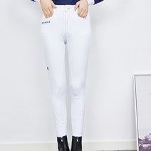 여성 승마바지 승마복 팬츠 실리콘 풀패치 승마용품, 화이트_30