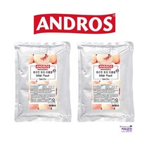 (2개)앤드로스 화이트피치 리플잼 1kg x 2개