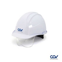 [안전모보관대] 세이프티유 COV A형 일반 보안경 건설 현장 공장 산업용 안전모, 인쇄2도, 블루