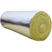 그라스울단열재 보온재 보온판 글라스울 충진재 방음, 알루미늄 호일 포함 10cm 20x1.2m