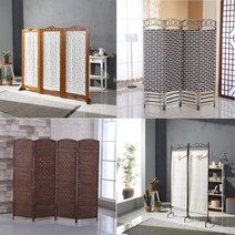 이동식칸막이 접이식 폴딩 병풍 파티션 가리개 가림막 인테리어 가정용 원룸 원목 라탄 경량 나무 우드 실내사무실 거실 공간분리 카페 식당 음식점 낮은 높은 냉장고 철제 주방, 원색, 우드소나무(400)