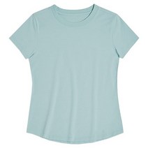 안다르 ANDAR NEW 에어리핏 슬림핏 숏슬리브_미스티블루