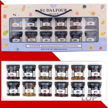 샹달프 잼 미니 28g X 12개 과일잼 선물세트 샹달프쨈 / 호텔 조식 까페 브런치 부담없는 집들이 선물 추천