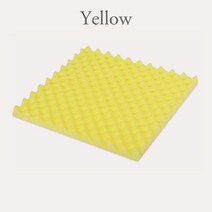 흡음판 방음 스튜디오 방음벽 스튜디오 방음 폼 타일 고밀도 어쿠스틱 흡음 코튼 KTV 오디오룸 가정용 계, 06 yellow