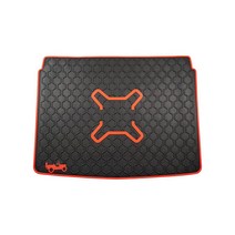 Cartist 카고 라이너 2015-2023 지프 레니게이드 트렁크 매트 자동차 후면 부츠 라이너와 호환 180337, Black-Red