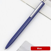 1+1 볼펜 돌리기 스피닝 펜 핑거댄스 윈드밀 금속 젤 및 리필 샤오미 사인 0.5MM 검정/파랑/빨강 잉크 회전 낮은 키 비즈니스용, [04] 1 Blue pen