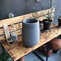 나nanr_화분 모던 테라스톤 타원형 20x34cm 시멘트색상 감성 예쁜 심플한 기화분 선물용 모던한♥sksnfll, ♥sstarting