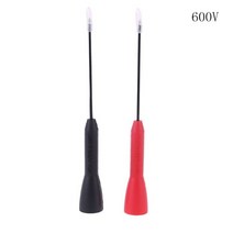 1 P 멀티 미터 바늘 1mm 강성 백 프로브 핀 설정 2mm 테스트 리드를위한 비 파괴 프로브 세트