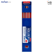 문화 홀더심 2.0 130mm x 12pcs, 2.0빨강mm